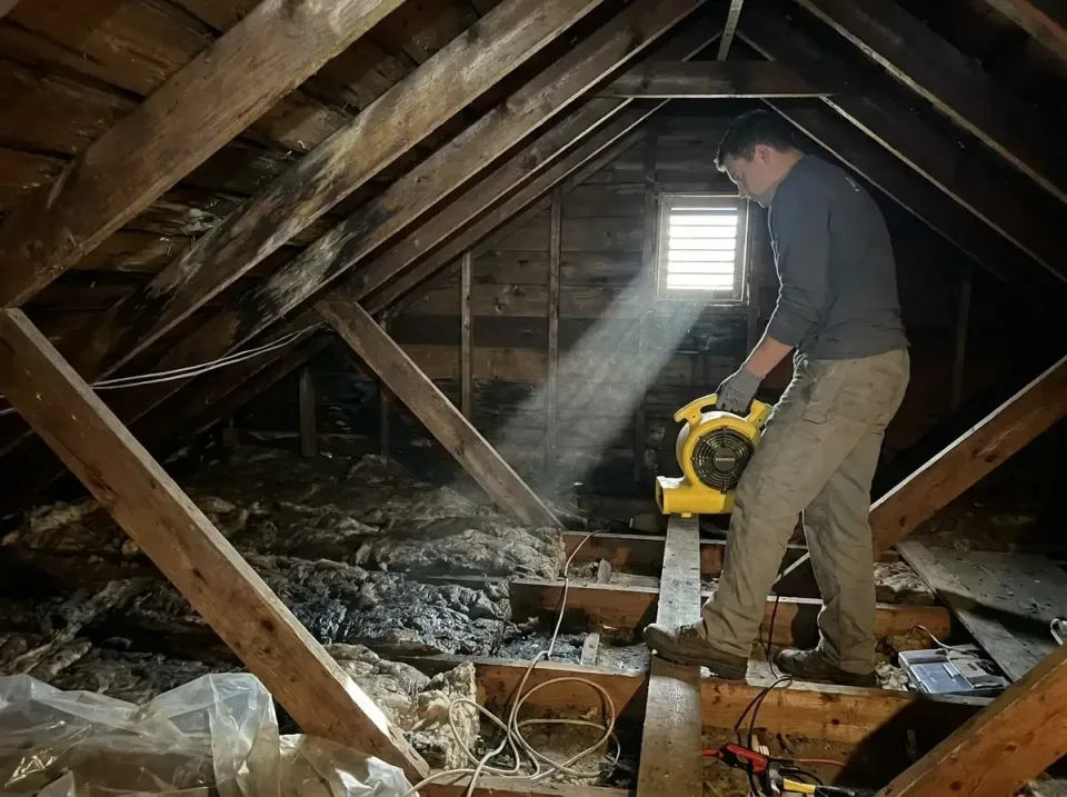 attic-water-damage-drying-proc-007 — frequently asked questions, Emergency Water Extraction & 24/7 Flood Response in Flora V…